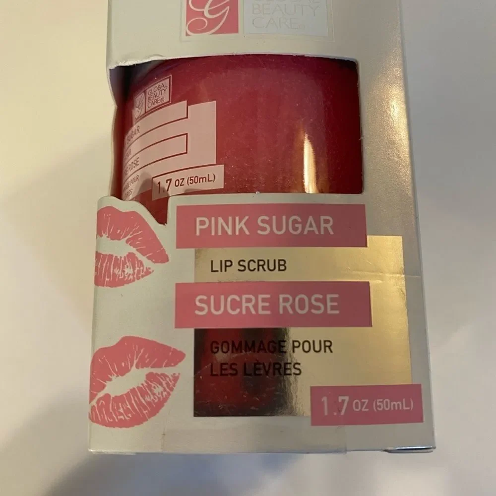 💥Pink Sugar Lip  Scrub By Global Beauty Care 1.7OZ (50ml ) set of 2🛍🛍
